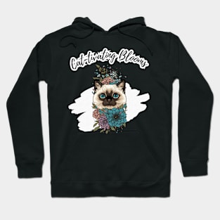 Cat-tivating Blooms Hoodie